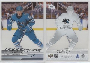2024-25 Upper Deck Series 2 Young Guns Clear Cut Ethan Cardwell #459 Rookie RC