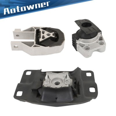 3PCS Engine Motor & Trans Mount Kit 3214/3103/3238 For 12-18 Ford Focus 2.0L L4