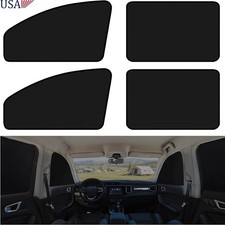 4 Magnetic Car Side Front Rear Window Sun Shade Cover Mesh Shield Uv Protection 4 Magnetic Car Side Front Rear Window Sun Shade Cover Mesh Shield Uv Protection