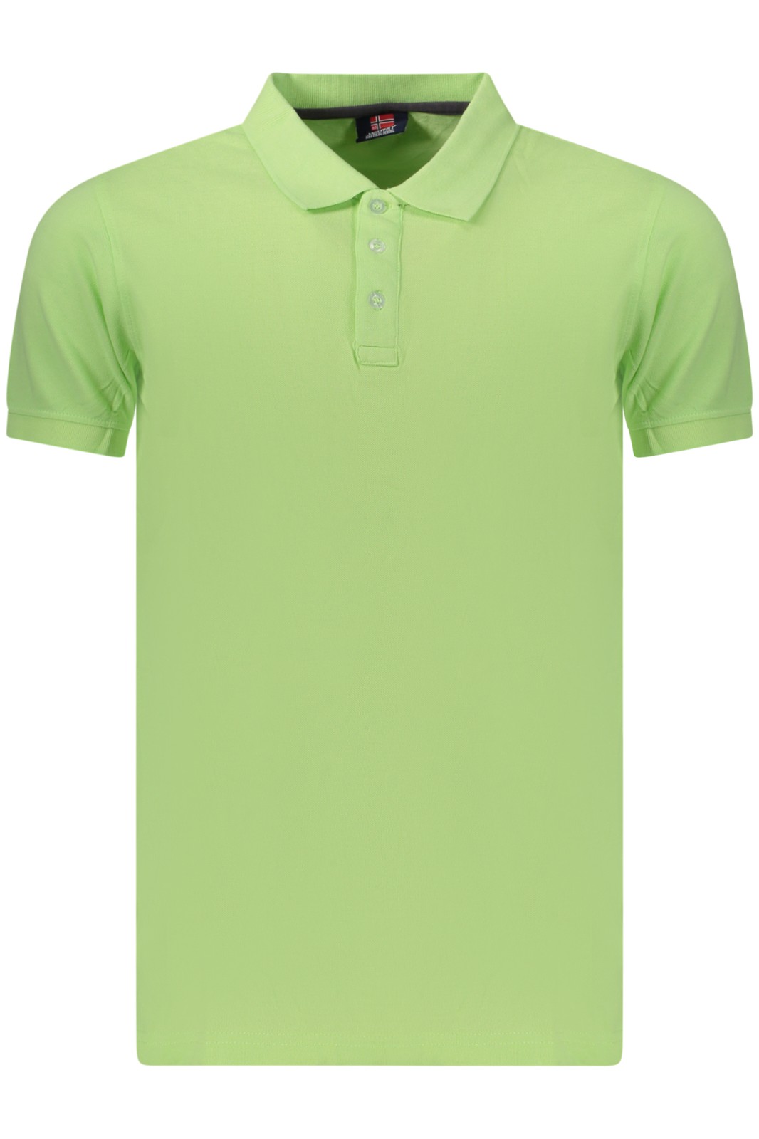 Norway 1963 Uomo Verde Uomini, Maglietta, Green Cotton Polo Shirt, (M) - Immagine 2