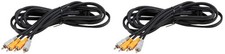 Pair Of (2) Hosa CRA-204 12 Foot Dual RCA To Dual RCA DJ/Live Sound/PA Cables