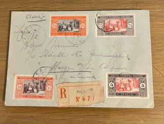 C149 senegal registered cover 1925 NO RESERVE
