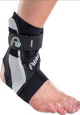 Aircast A60 Ankle Support Brace, Right Foot, Black, Large Shoe Size: Men's 12 