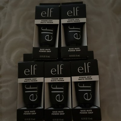 ELF Cosmetics Power Grip Matte Primer Set of 4 0.5 fl oz Each Base Mate