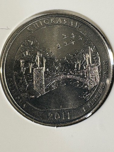 2011 P Chickasaw Quarter AU - Foto 2 di 2