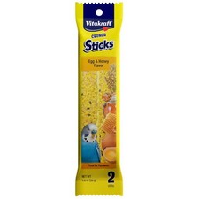 Vitakraft Crunch Sticks Egg Honey Parakeet Treat 1.4 oz. 2 pack
