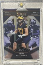 2022 Panini Select Draft Picks SC-UM Hutchinson Woodson Collins Michigan