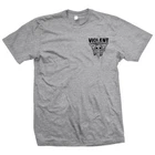 New Music Violent Soho "Blazin Skull Grey" T Shirt