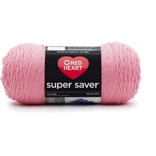 America's Bestselling Medium Weight Yarn - Perfect Pink 364 Yards, 100 Acrylic