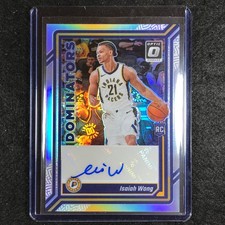 2023-24 Donruss Optic ISAIAH WONG Dominators Rookie Auto 43/99