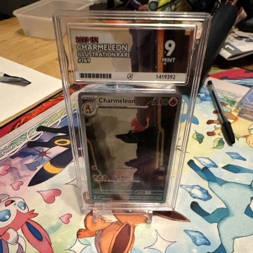 Charmeleon 169/165 SV 151 Illustration Rare Holo ACE Graded 2023 English