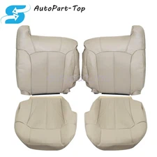 For 2002 Cadillac Escalade Driver & Passenger Bottom & Lean Back Seat Cover Tan