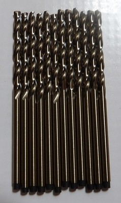 Lot of 12 Precision Twist Drill 2.5mm 2ACO Heavy Duty Jobber HSS Bits New USA