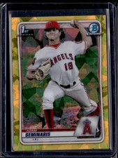 2020 Bowman Draft Sapphire Edition #BD-163 Adam Seminaris Gold #/15