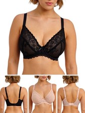 Freya Quinn Bra Plunge Non Padded Underwired Bras Stretch Lace Lingerie