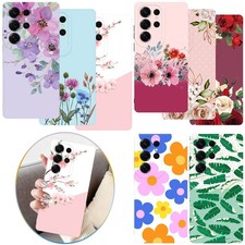 Robust TPU Phone Case Delicate Flower Cover For Samsung S26 Plus S25 S24 S23 S22