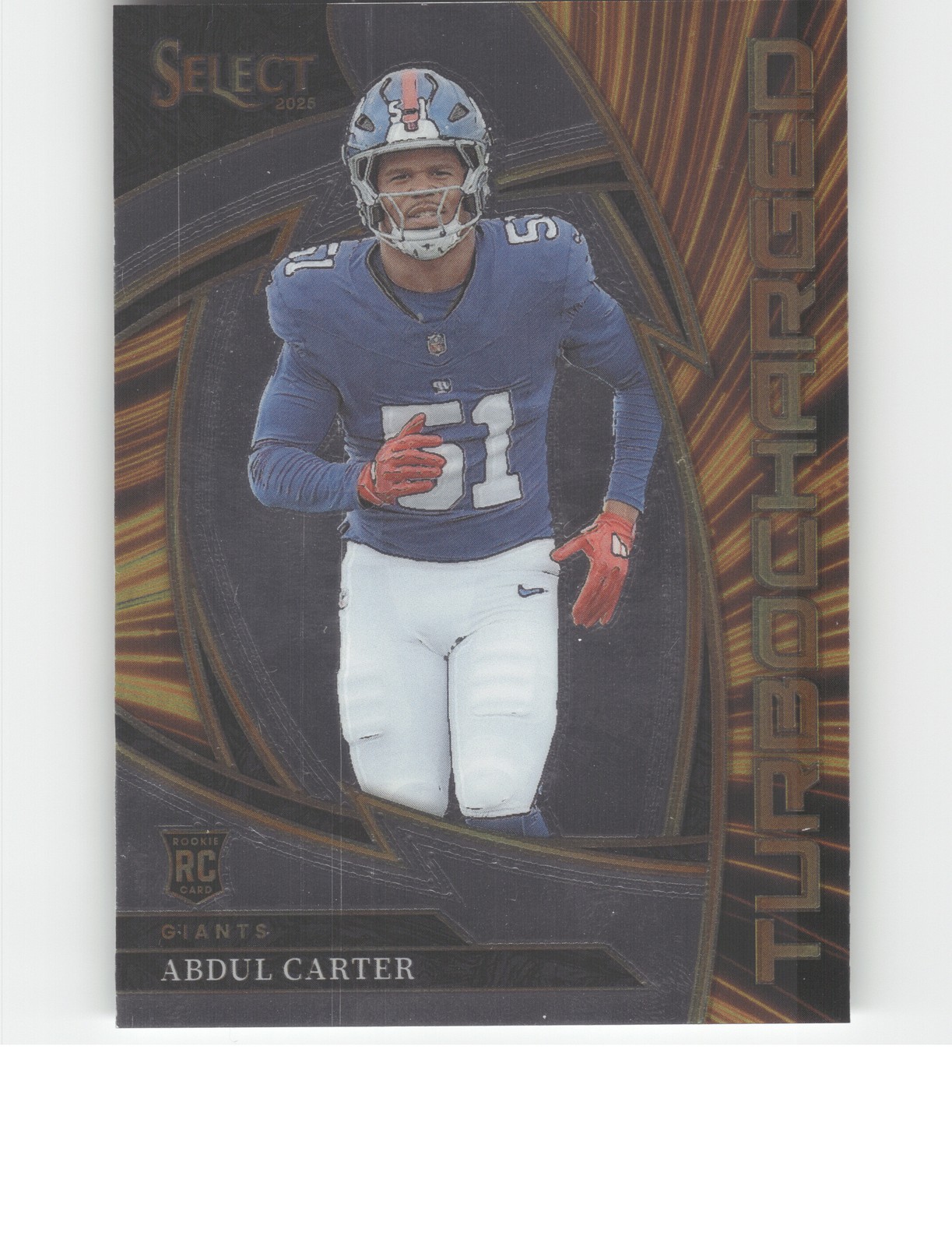 2025 Panini Select #6 Abdul Carter Turbocharged