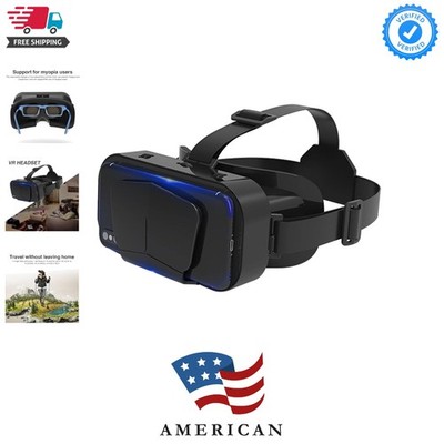 VR Headset 3D VR Glasses Universal Virtual Reality Goggles Support 360°Panora...