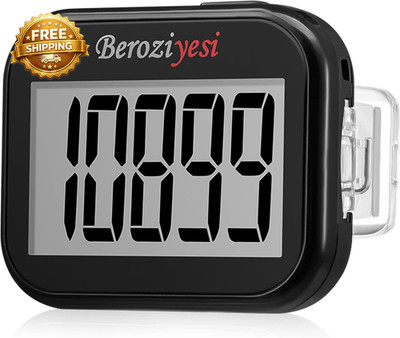 3D Pedometer for Walking Simple Step Counter for Walking with Removable Clip