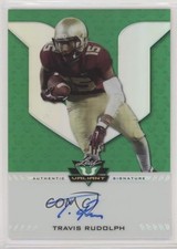 2017 Leaf Valiant Green 29/50 Travis Rudolph #BA-TR1 Auto 1u6