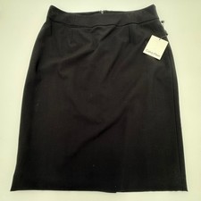 Calvin Klein Womens Black Pencil Skirt Business Professional Size 10 NWT