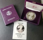 1988 S Proof $1 American Silver Eagle Dollar