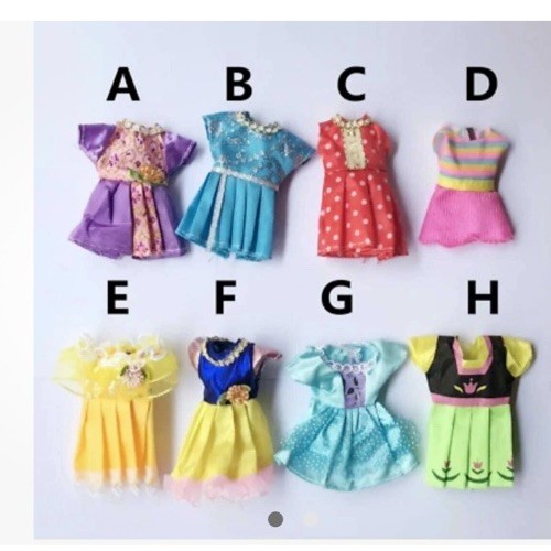 frozen Princess Anna Elsa Doll 8 Style Clothes Girls 6inch Doll Clothes
