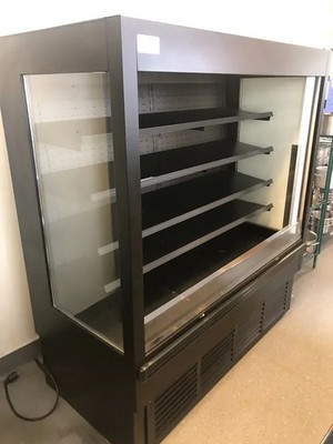 Refrigerated deli display case - Federal ERSSHP678SC-5 72'' Vertical Open Air Coo
