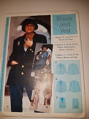 Pattern Sewing Step-by-Step Blazer and Vest 4-22