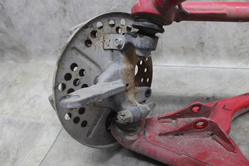 Kawasaki Mojave 250 1998 OEM delantero inferior superior izquierdo control brazos A buje de husillo Foto 4 de 4