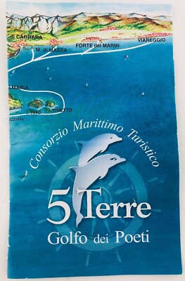 5 Terre Golfo Dei Poeti Italy Brochure Map Guide Consorizio Marittimo Turistico 