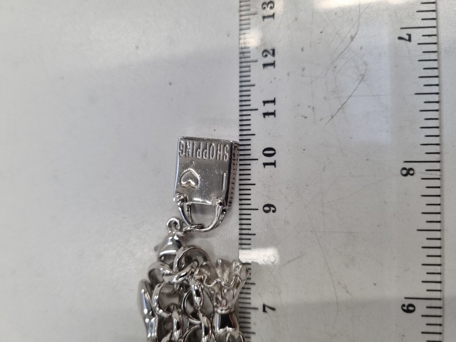 Joma Jewellery 925 Sterling Silver Bracelet With Hanging Charms