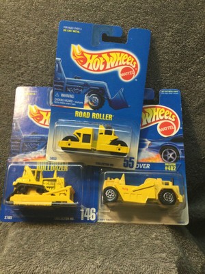 HotWheels, #55 Road Roller, #146 bulldozer, #482 Earth Mover