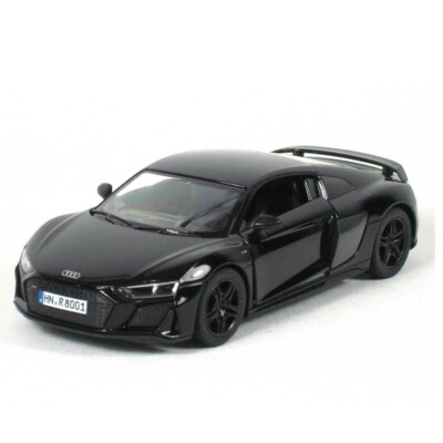 5422 5'' Die-cast: 2020 Audi R8 Coupe (BLACK) 1/36 Scale. Pull back go action!
