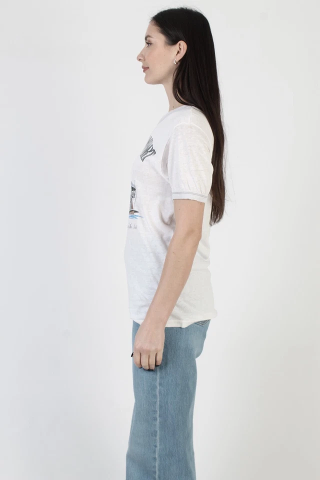 Camiseta Vintage Anos 70 Southern Comfort Papel Fino Branco Licor So Co Campainha Camiseta M - Imagem 4 de 4