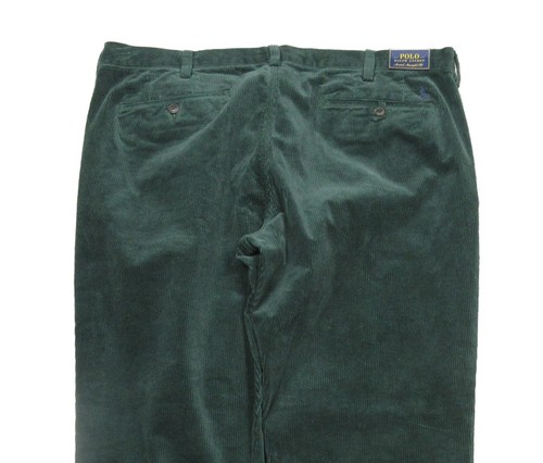 Polo Ralph Lauren Men's Green Stretch Straight Fit Corduroy Pants - Picture 6 of 6
