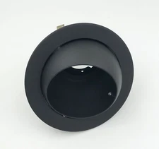 4" INCH CAN  EYE BALL RECESSED LIGHT ADJUSTABLE TRIM BLACK FINISH