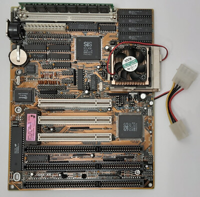 ZIDA 4DPS 2.1 ISA PCI retro 486 motherboard + AMD Am5x86-P75 133MHz + 16MB RAM