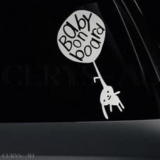 Baby On Board Car Decal Reflective Vinyl Sticker Kids Funny Window Stickers Sign
