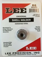 Lee 90523 Universal Shellholder R6 (218 Bee, 25/20, 32/20)  