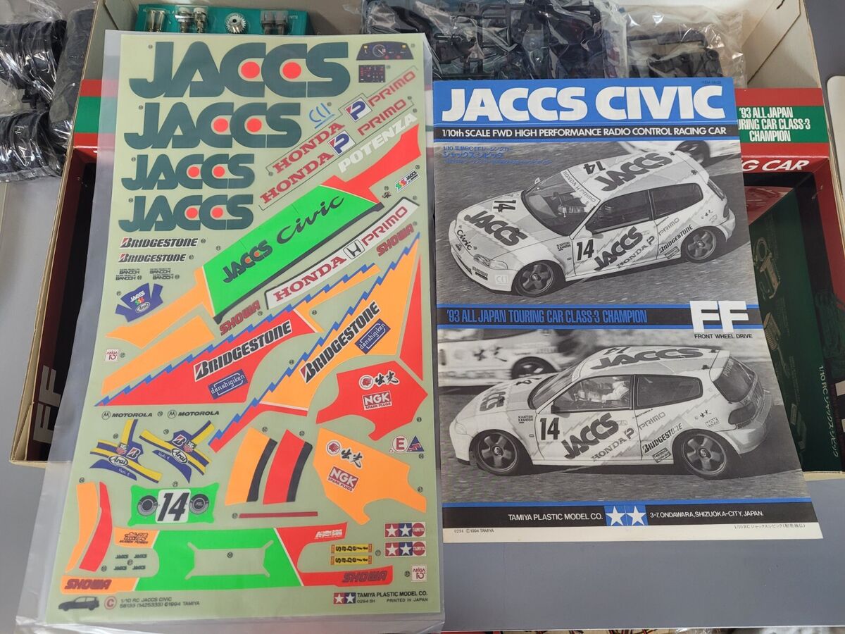 Rare 1994 New Tamiya 1/10 R/C Civic Jaccs FF-01 Chassis Rare 1994 New Tamiya 1/10 R/C Civic Jaccs FF-01 Chassis
