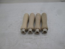 (4) Lutz Nº 4 asas de lima de madera de accionamiento/prensado para limas de 8" y 10"