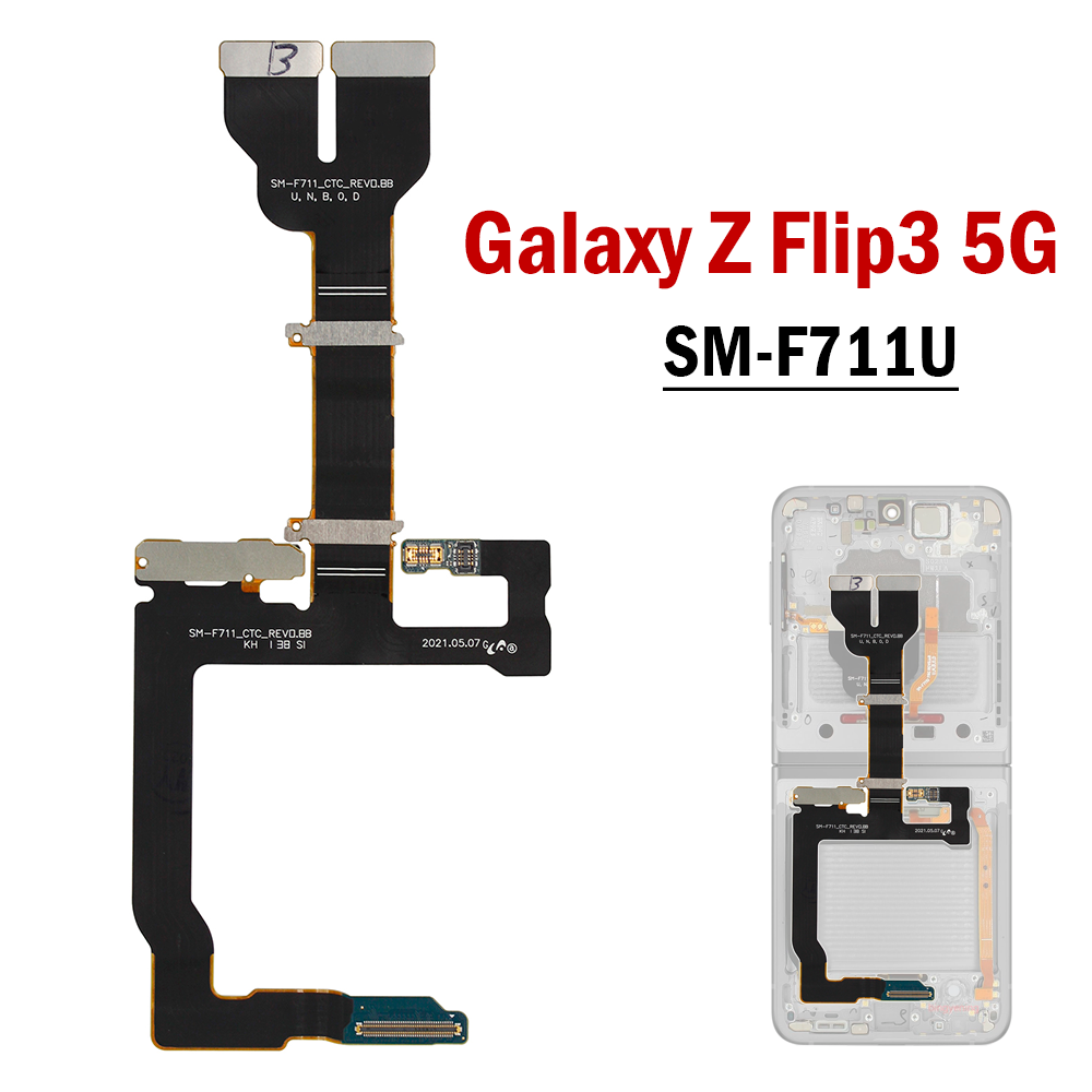 LCD Spin Axis Flex Cable Ribbon Parts For Samsung Galaxy Z Flip 5G
