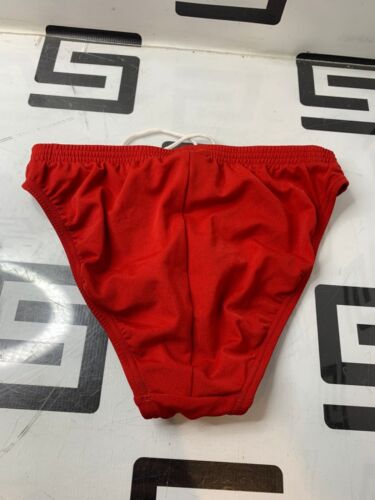 NUEVO Traje de baño Speedo con protección inferior flyback rojo de dos piezas talla 8 salvavidas de 2 piezas - Imagen 2 de 7