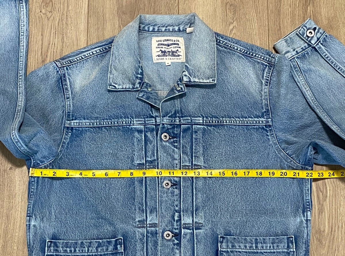 BLUGIRL RA5160T882314300 関税送料込 Levi's Made & Crafted Pleated Front Type II Denim Jacket New