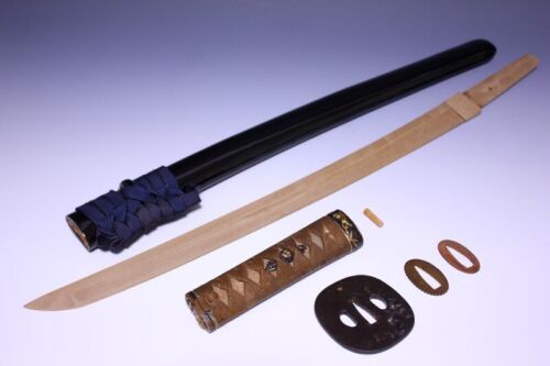 Japan antique Edo Tiger koshirae waki katana sword tsuba yoroi samurai 武将 6378 - Bild 16 von 17