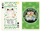 1996 Vintage Meowth Queen of Spades Japan Original Pokemon Playing Card GREEN