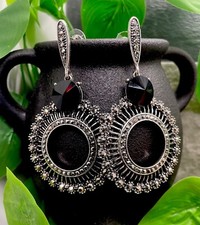 3  Silver-tone Earring Set Boho Bead Retro Drop Dangle New Free Ship B1419
