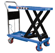 Piattaforma mobile a forbice singola con sollevamento a pedale SPIN