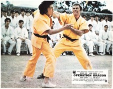 PHOTO D'EXPLOITATION OPERATION DRAGON DE ROBERT CLOUSE AVEC BRUCE LEE KUNG FU